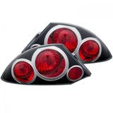 ANZO 2000-2005 Mitsubishi Eclipse Tail Light Assembly with Clear Lens and Black Housing
