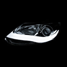 Load image into Gallery viewer, ANZO 2012-2014 Ford Focus Projector Headlights with Plank Style Design, Black Housing and Clear Lens