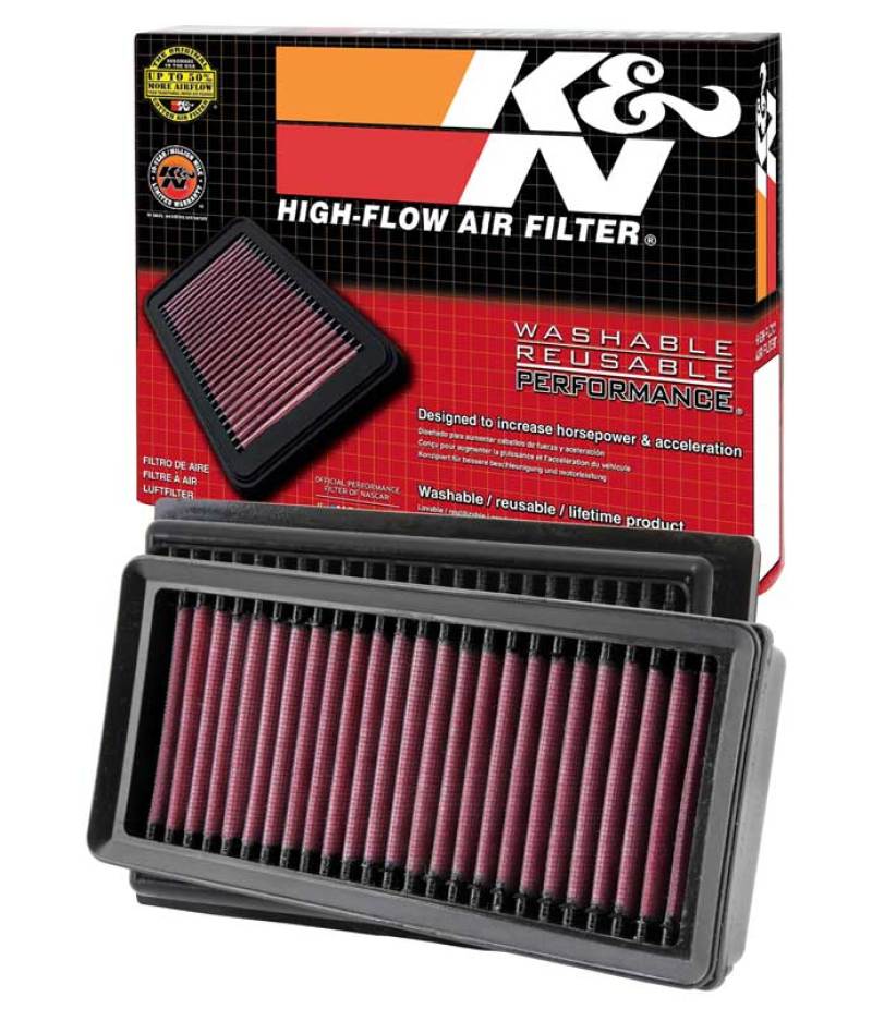 K&N Replacement Air Filter 12-13 Toyota Prius C 1.5L L4 F/I - High-Flow Reusable Performance Filter