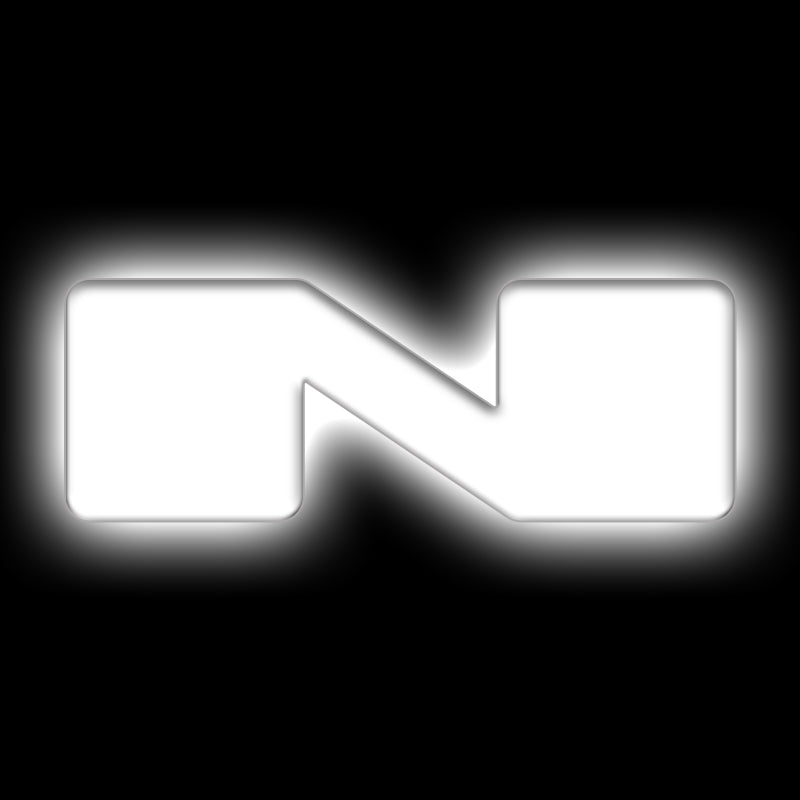 ORACLE Lighting Universal Illuminated LED Letter Badge - Matte White Finish, Part No. ORL3140-N-001