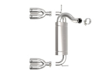 Load image into Gallery viewer, aFe Rebel Series 2.5 Inch 409 Stainless Steel Axle-Back Exhaust System for Jeep Wrangler (JK) V6-3.6L/3.8L
