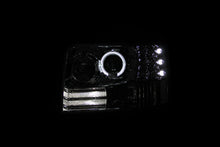 Load image into Gallery viewer, ANZO 1992-1996 Ford F-150 Projector Headlights with Halo, Chrome Housing, and Side Marker Lights