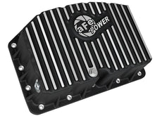 Load image into Gallery viewer, aFe Power Pro Series Engine Oil Pan for Ford Super Duty 6.7L Diesel V8 - Black with Machined Fins (Part #afe46-70322)