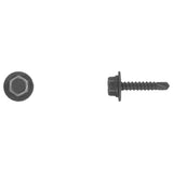Black Hex Head Tek Trim Screws 4.2-1.41 x 20mm 12mm Washer