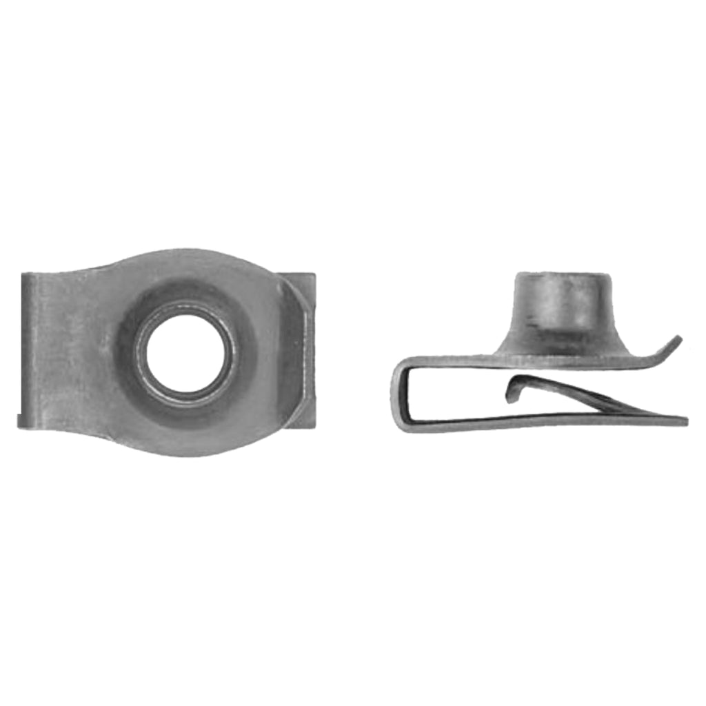 Black Short Extruded "U" Nuts 10-1.50mm P.R. .90mm-6mm