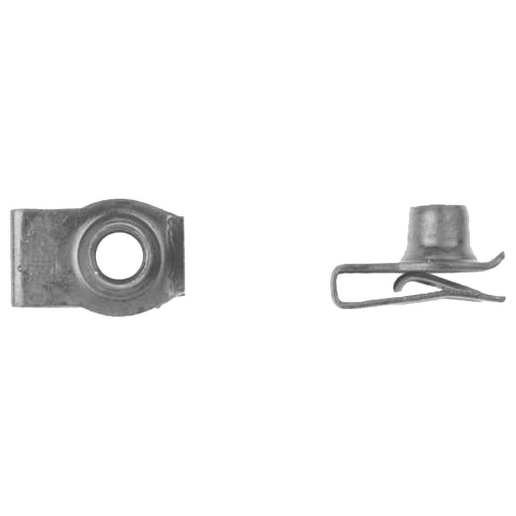 Black Short Extruded "U" Nuts 8-1.25mm P.R. .80mm-4mm
