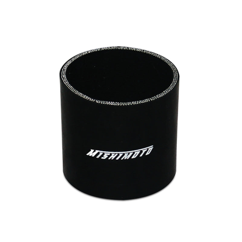 Mishimoto 3.0 Inch Silicone Straight Coupler in Black - High-Performance Automotive Hose