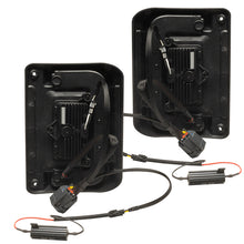 Load image into Gallery viewer, Oracle Lighting Black Series Flush Mount LED Tail Lights for Jeep Wrangler JK Part Number ORL5891-504-T