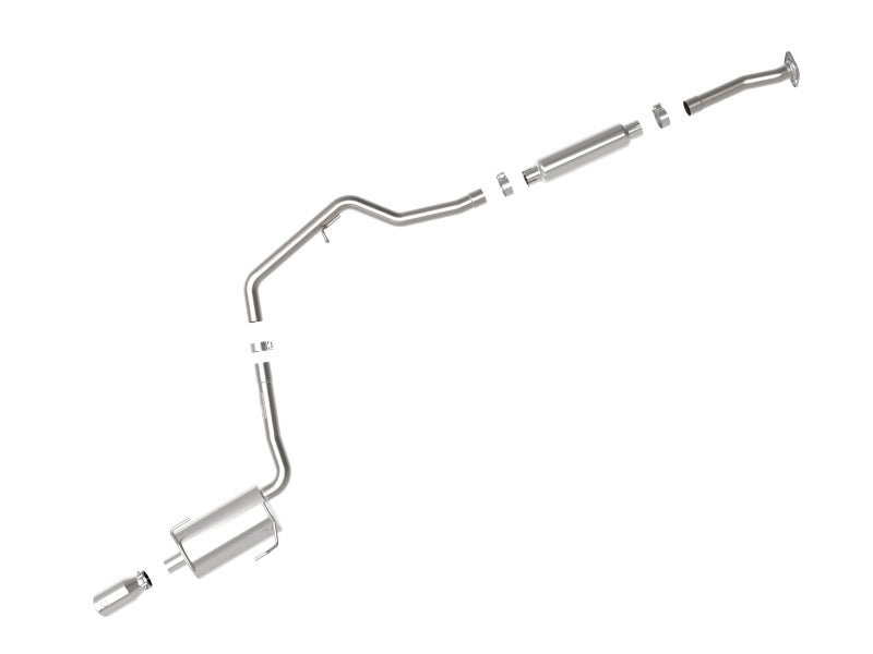 aFe Power Takeda 2-1/4 Inch Stainless Steel Cat-Back Exhaust System with Polished Tip for Subaru Impreza 2012-2016