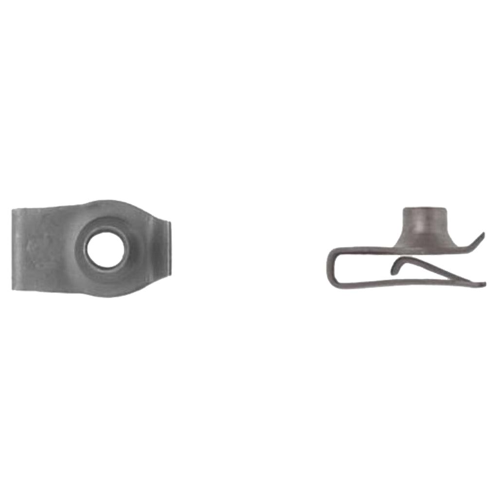 Black Short Extruded "U" Nuts 6-1.00mm P.R. .80mm-4mm
