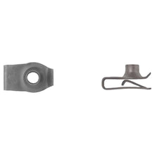 Load image into Gallery viewer, Black Short Extruded &quot;U&quot; Nuts 6-1.00mm P.R. .80mm-4mm