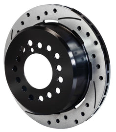 Wilwood SRP Brake Rotor 1.91-inch Offset with Cross-Drill and Slot Pattern for High Performance and Show Driving