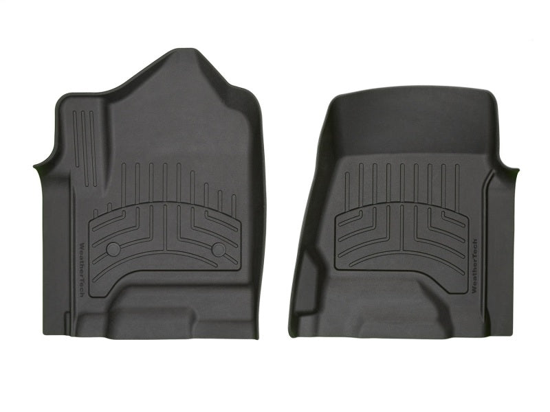 WeatherTech FloorLiner HP for 2014-2015 Chevrolet Silverado 1500 & 2015 Silverado 2500 HD, Front, Black