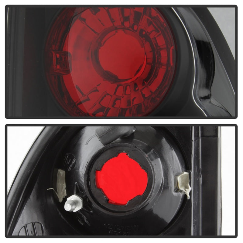 Spyder Euro Style Tail Lights for Toyota Tacoma 2005-2015 in Black * Part #ALT-YD-TT05-BK