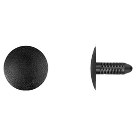 Black Nylon Interior Trim Ret 7mm Hole Size 20mm Stem