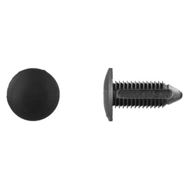 Black Nylon Fascia Bumper Ret 10mm Hole Size 30mm Stem