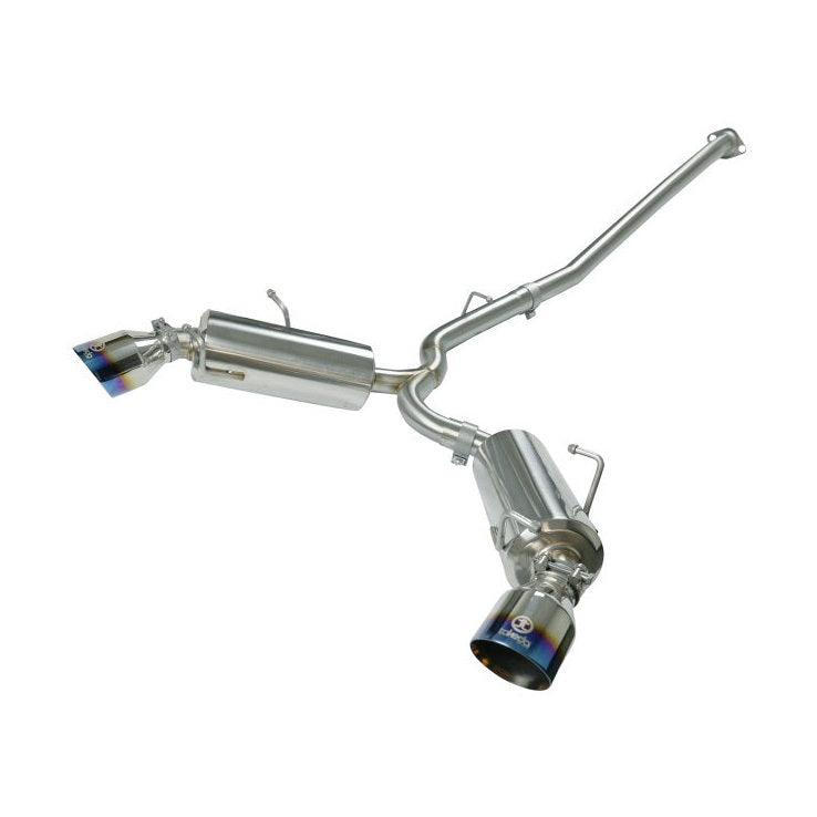 aFe Takeda 13+ Subaru BRZ & Toyota 86/GR86/FR-S Dual Cat-Back Exhaust System with Blue Flame Tips - 49-36023-L