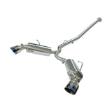 aFe Takeda 13+ Subaru BRZ & Toyota 86/GR86/FR-S Dual Cat-Back Exhaust System with Blue Flame Tips - 49-36023-L