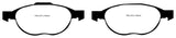 EBC Redstuff Ceramic Low Dust Brake Pads for Ford Focus 2006-2011 * Part Number ebcDP31524C