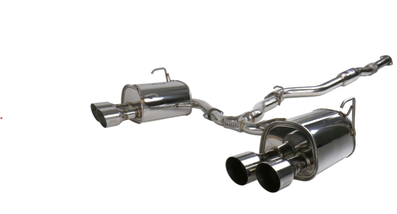 Invidia Q300 Single Layer Stainless Steel Quad Tip Cat-Back Exhaust for Subaru STI 2015+ 4-Door