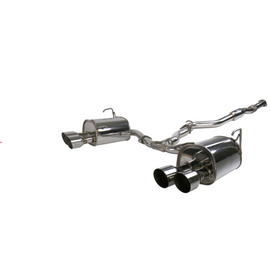 Invidia Q300 Single Layer Stainless Steel Quad Tip Cat-Back Exhaust for Subaru STI 2015+ 4-Door