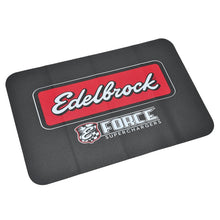 Load image into Gallery viewer, Edelbrock #2324 Racing Fender Cover - PVC Foam Mat with Printed Edelbrock Logo