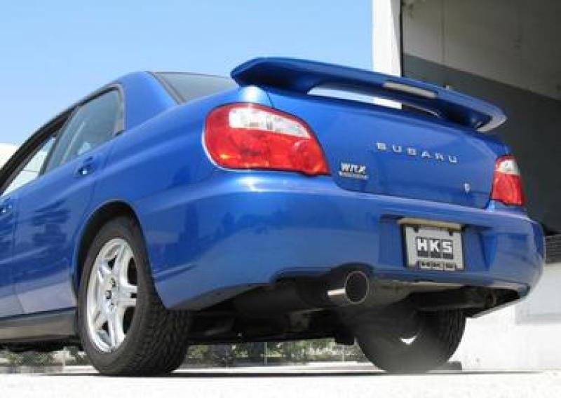 HKS Sport Exhaust for 2002-2007 Subaru WRX and 2004-2007 STi - Part Number hks31013-BF001