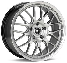 Load image into Gallery viewer, Enkei Lusso 18x7.5 inch Alloy Wheel with Machined Lip, 5x114.3 Bolt Pattern, 42mm Offset, Black Finish - Part Number enk469-875-6542BK