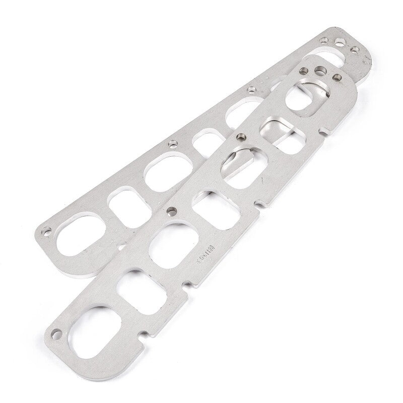 Stainless Works Hemi 5.7L/6.1L/6.4L D-Port Shaped Header Exhaust Flanges - 1-7/8 inch Primaries