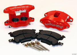 Wilwood D52 Front Caliper Kit - Red with 2.00-inch Pistons for 1968-96 GM Vehicles