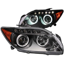 Load image into Gallery viewer, ANZO 2005-2010 Scion tC Projector Headlights with Halo - Black Housing, CCFL - Pair