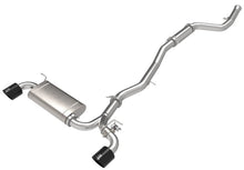 Load image into Gallery viewer, aFe Power Takeda 2021-2024 Toyota Supra 2.0L Cat-Back Exhaust System with Black Tips - 2.5 to 3 Inch Mandrel-Bent Stainless Steel