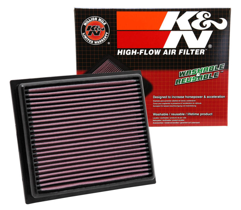 K&N Engineering High-Flow Replacement Air Filter for Toyota Prius 1.8L L4 (Part #KN33-2435)