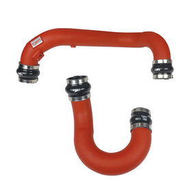 Injen SES3082ICPWR Intercooler Charge Pipe System for 2018-2019 Audi S4 & S5 V6 3.0L Turbo - Wrinkle Red