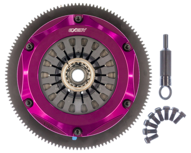 Exedy Hyper Triple Cerametallic Clutch Kit for Subaru Impreza WRX STI 2004-2014 - Rigid Disc, Pull Type, 200mm
