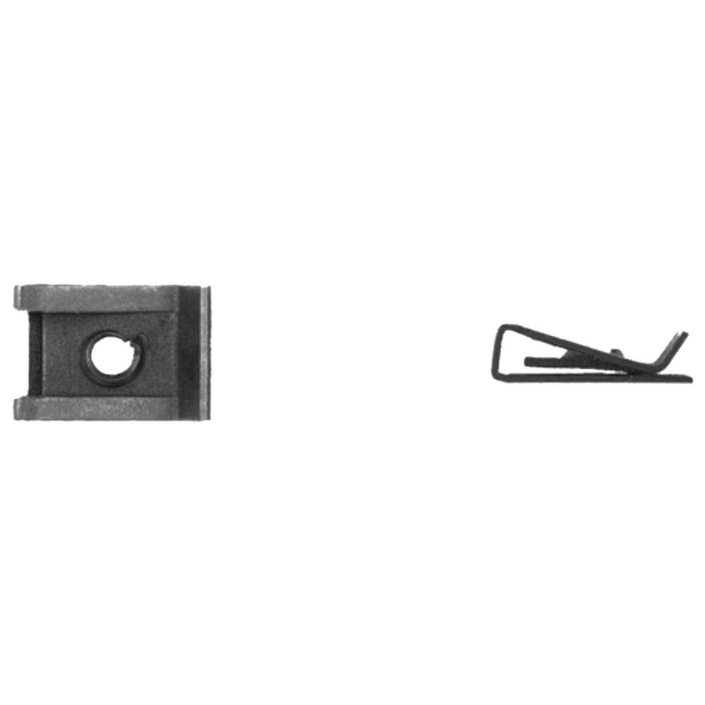 MAIN ST COLLECTIVE 25 Pack Black Short Type U Nuts | 10 (4.80mm) Screw Size | .025"-.150" Panel Range | Automotive Fasteners for Bumper Clips, Fender Retainers and Vehicle Accessories
