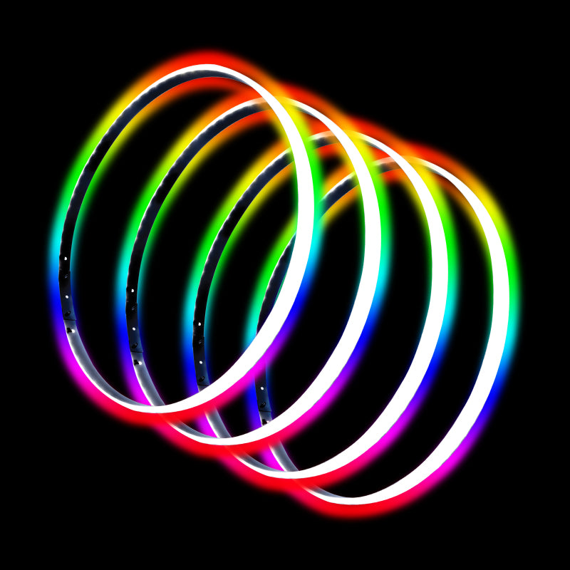 Oracle Lighting LED Wheel Rings - 16.5 Inch Diameter - ColorSHIFT No Remote for Custom Car and Truck Wheels