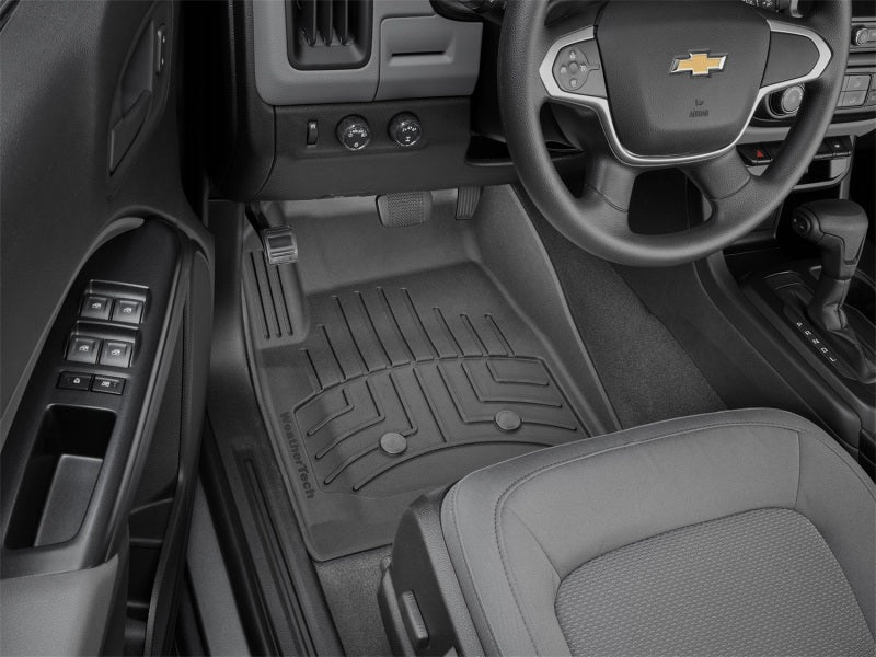 WeatherTech 2015 Chevy Colorado and GMC Canyon Front FloorLiner HP - Black
