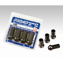 Load image into Gallery viewer, Rays 17 Hex L48 Racing Nut 12x1.5 - Black, Set of 4