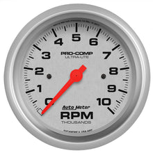 Load image into Gallery viewer, AutoMeter Ultra-Lite 87.5mm 10,000 RPM In-Dash Tachometer - Part Number ATM4497