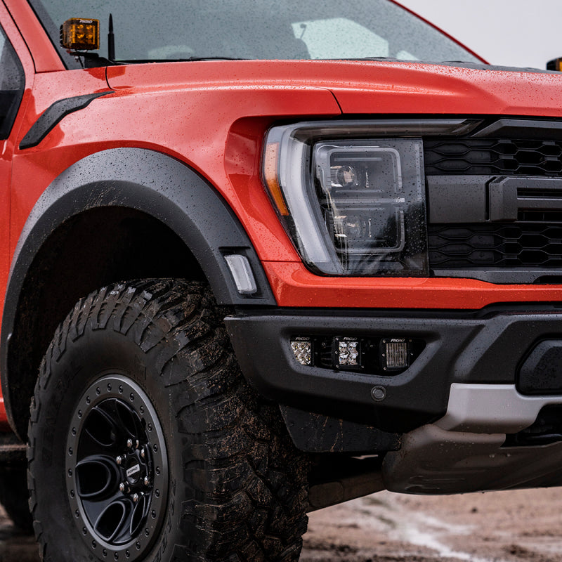 Rigid Industries 2021+ Ford Raptor Triple Fog Lights Kit - SAE PRO, Spot, and Drive Lights Upgrade