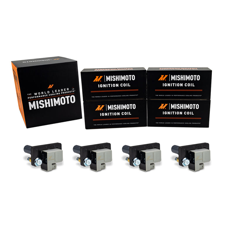 Mishimoto 04-10 Subaru WRX/STI Ignition Coil Set - 4 Pack for Improved Engine Performance