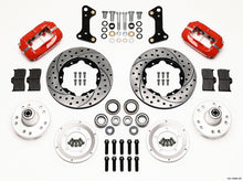 Load image into Gallery viewer, Wilwood Forged Dynalite Front Brake Kit for GM 1967-1969 Camaro and 1964-1974 A-Body Vehicles * 11-inch Rotors, Red Calipers