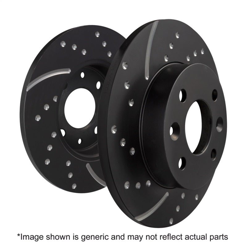 EBC 3GD Series Sport Slotted Rear Rotor Set for Acura Integra and Honda Accord
