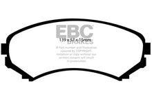 Load image into Gallery viewer, EBC DP61619 Greenstuff 6000 Series Front Disc Brake Pads for Mitsubishi Montero