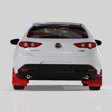 Load image into Gallery viewer, Rally Armor UR Mud Flap Set for Mazda 3 2019-2022 – Red with White Logo