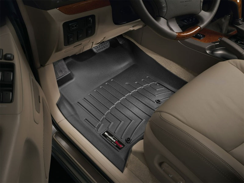 WeatherTech FloorLiner DigitalFit Front Floor Mats for 2003-2009 Lexus GX470, Black - WET441211