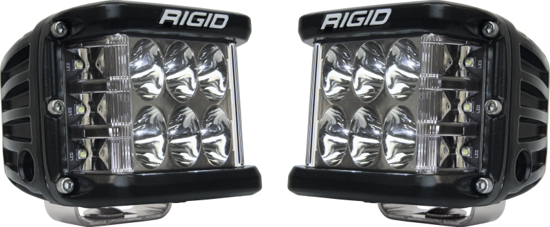Rigid Industries D-SS PRO Dually-Side Shooter LED Pod Light (Set of 2) - Black Housing