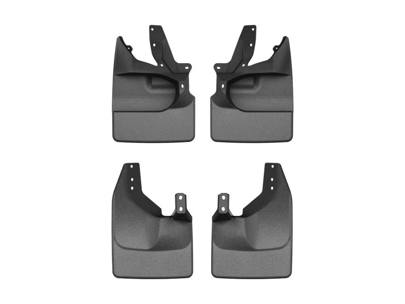 WeatherTech WET110189-120140 DigitalFit No-Drill MudFlap Kit for 2021-2022 Ford Bronco, Front and Rear, Black