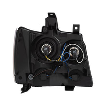 Load image into Gallery viewer, ANZO Crystal Headlight Set for Chevrolet Tahoe and Suburban 2007-2014 - Black Housing with Clear Lens
